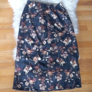 Autumn Blooms Midi Skirt